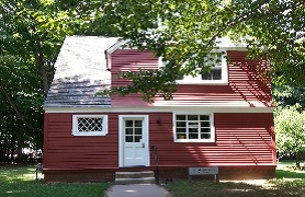 house with tree