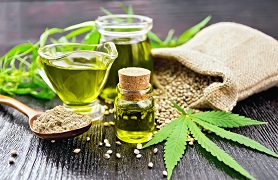 Marijuana and Hemp Leaves, Seeds and Oils