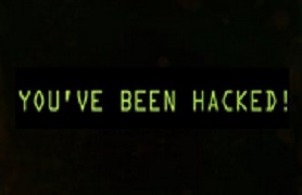 Words You've Been Hacked on Black Screen