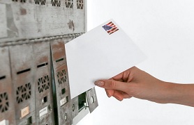 mail put into mailbox